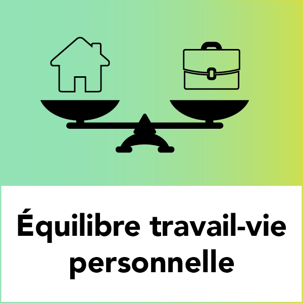 Équilibre travail-vie personnelle